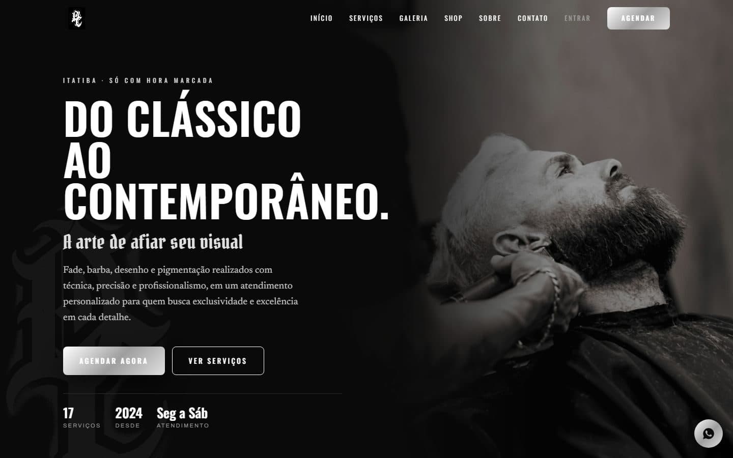 D'Conde Barbearia: Do primeiro commit ao sistema em uso em duas semanas.